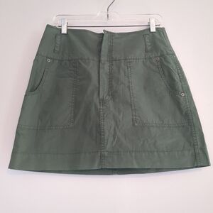 Calvin Klein Jeans Skirt Women's Size Medium  Olive Green Mini Cargo Cotton